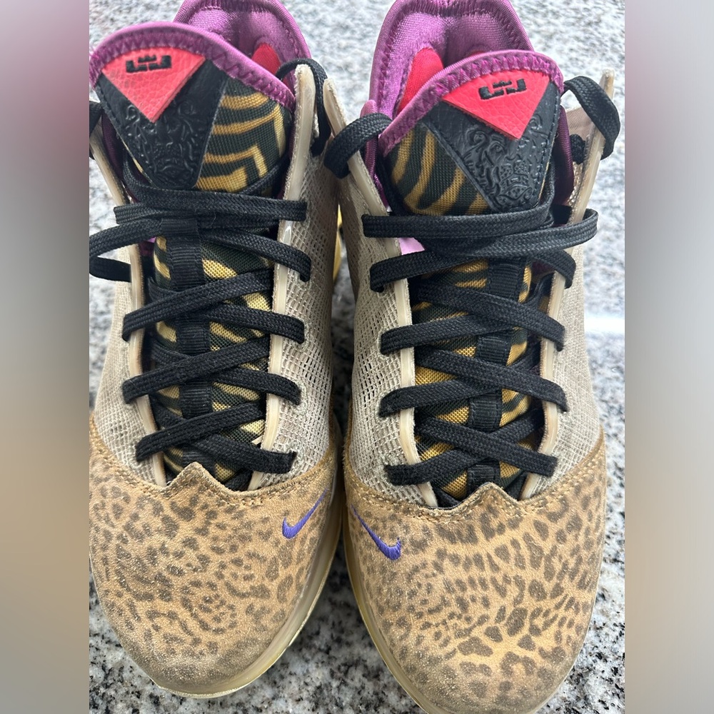 Nike Lebron animal print shoes